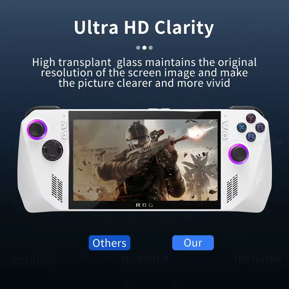 1/2/3pcs HD Tempered Glass Protective Film Compatible with Asus ROG Ally Anti-Scratch Screen Protector for ROG Ally Accessories